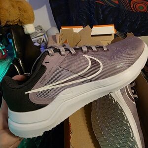 Nike Black and Lavender Running Shoes